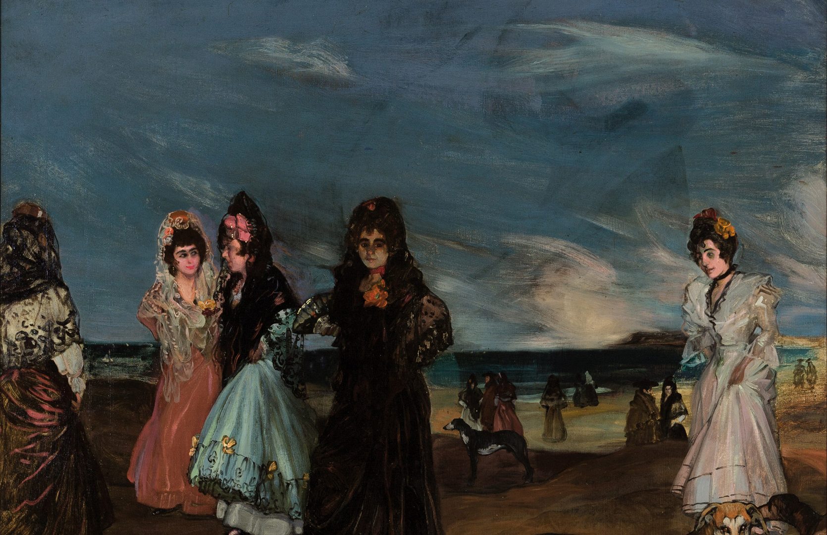 Ignacio Zuloaga. Neli naist mererannas. 1899. Ignacio Zuloaga muuseum, Pedraza Ignacio Zuloaga. Neli naist mererannas. 1899. Ignacio Zuloaga muuseum, Pedraza